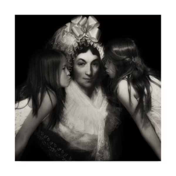 Yvette Depaepe 'Past And Future' Canvas Art, 18x18, Trademark Fine Art, Mfr#: 1X05293-C1818GG